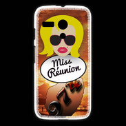 Coque Motorola G Miss Réunion Blonde