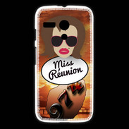 Coque Motorola G Miss Réunion Chatain