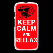 Coque Motorola G Keep Calm and Reelax Rouge