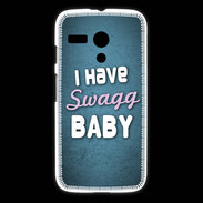 Coque Motorola G I have Swag bleu ZG