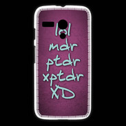 Coque Motorola G LOL MDR Rose ZG
