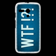 Coque Motorola G WTF bleu ZG