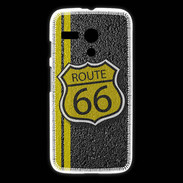 Coque Motorola G route 66 goudron