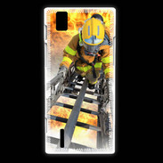 Coque Huawei Ascend P2 Pompier soldat du feu 5