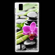 Coque Huawei Ascend P2 Orchidée Zen 11