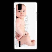Coque Huawei Ascend P2 Bébé allongé sur le dos