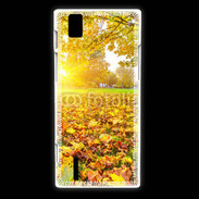 Coque Huawei Ascend P2 Paysage d'automne ensoleillé