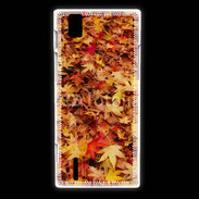Coque Huawei Ascend P2 feuilles d'automne 2
