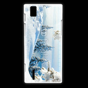 Coque Huawei Ascend P2 Paysage hiver 