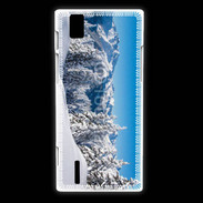 Coque Huawei Ascend P2 paysage d'hiver 2