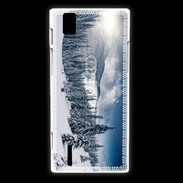 Coque Huawei Ascend P2 paysage d'hiver 4