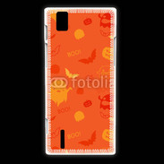Coque Huawei Ascend P2 Fond Halloween 1