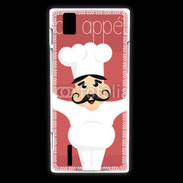 Coque Huawei Ascend P2 Chef cuisinier