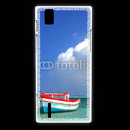 Coque Huawei Ascend P2 Bateau de pêcheur en mer