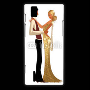 Coque Huawei Ascend P2 Couple glamour dessin