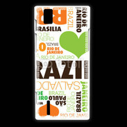 Coque Huawei Ascend P2 I love Brésil