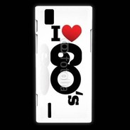 Coque Huawei Ascend P2 I love 60's