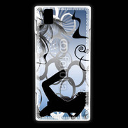 Coque Huawei Ascend P2 Danse glamour