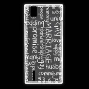 Coque Huawei Ascend P2 Mariage gay 2