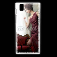 Coque Huawei Ascend P2 femme glamour pensante 2