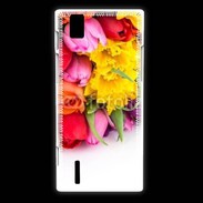 Coque Huawei Ascend P2 Bouquet de fleurs