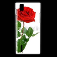 Coque Huawei Ascend P2 Rose rouge 2