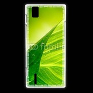 Coque Huawei Ascend P2 Feuille écologie