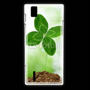 Coque Huawei Ascend P2 Trèfle à 4 feuilles 2