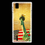 Coque Huawei Ascend P2 Vintage USA 15