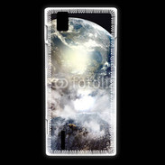 Coque Huawei Ascend P2 La terre vue de l'espace