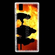 Coque Huawei Ascend P2 Pompier Soldat du feu 3