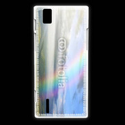 Coque Huawei Ascend P2 Arc en ciel à la montagne