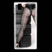 Coque Huawei Ascend P2 Jantes et escarpins 2