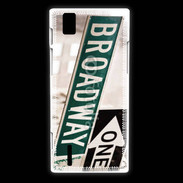 Coque Huawei Ascend P2 Panneau Broadway 5