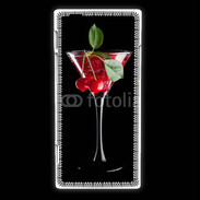 Coque Huawei Ascend P2 Cocktail Martini cerise