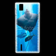 Coque Huawei Ascend P2 Raie Manta