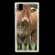 Coque Huawei Ascend P2 Vache de race limousine