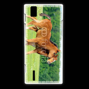Coque Huawei Ascend P2 Poulains