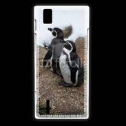Coque Huawei Ascend P2 2 pingouins