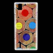 Coque Huawei Ascend P2 Art crayon de couleur