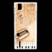 Coque Huawei Ascend P2 Dirty music background