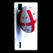 Coque Huawei Ascend P2 Ballon de rugby Georgie