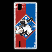 Coque Huawei Ascend P2 All Star Baseball USA