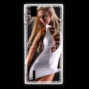 Coque Huawei Ascend P2 Femme sexy 7