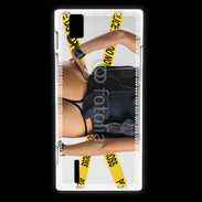 Coque Huawei Ascend P2 Enquête de police sexy