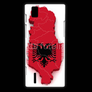 Coque Huawei Ascend P2 drapeau Albanie