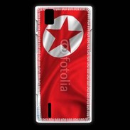 Coque Huawei Ascend P2 Drapeau Corée du Nord