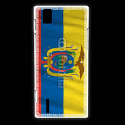 Coque Huawei Ascend P2 drapeau Equateur