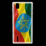 Coque Huawei Ascend P2 drapeau Ethiopie