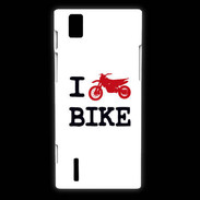 Coque Huawei Ascend P2 I love bike